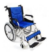 Hlinikový mechanický invalidný vozik FS 906